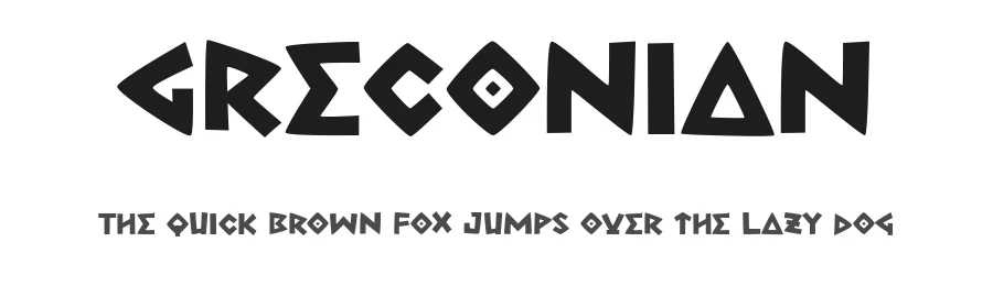 Greconian by Tokokoo Studio — Decorative Font