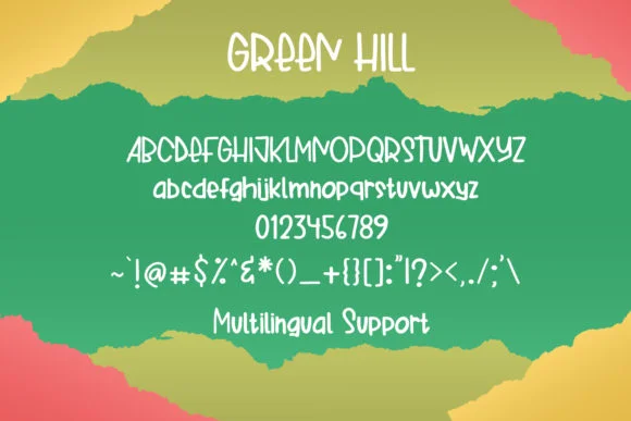 Green Hill Font by boogaletter — Script Handwritten Font — thumbnail 6