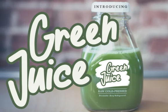 Green Juice Font by Garcio — Script Handwritten Font