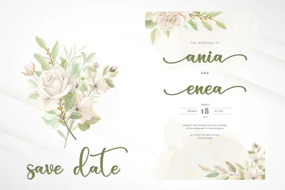 Green Leaves Font by Sakha Design — Script Handwritten Font — thumbnail 3