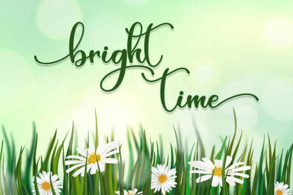 Green Leaves Font by Sakha Design — Script Handwritten Font — thumbnail 4