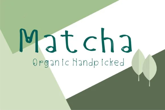 Green Tea Font by PJ Fonttein by PJ Fonttein — Script Handwritten Font — thumbnail 3