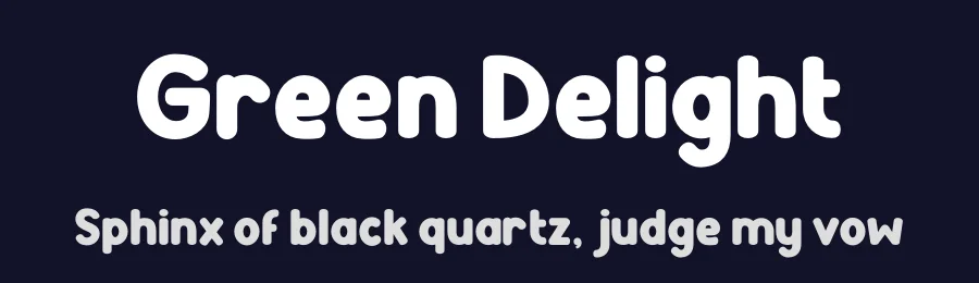 Green Delight by PutraCetol Studio — Decorative Font — thumbnail 2