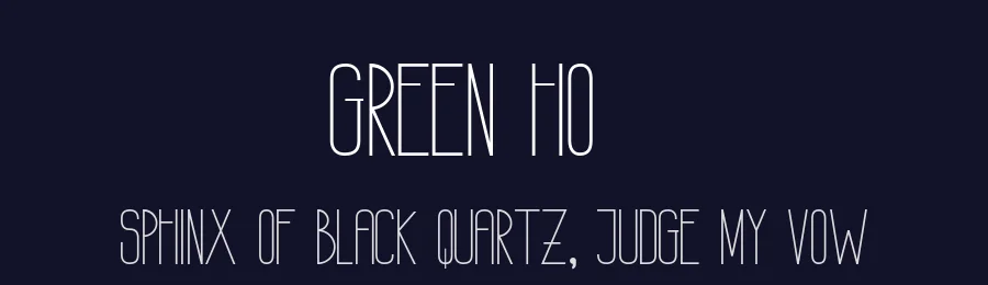 Green Home by DLetters.Std — Sans Serif Font — thumbnail 2