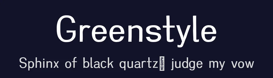 Greenstyle by Parker Creative — Sans Serif Font — thumbnail 2