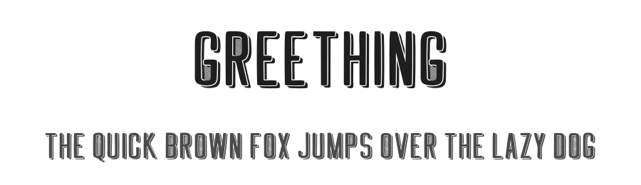 Greething by JamalCreativeStudio — Sans Serif Font