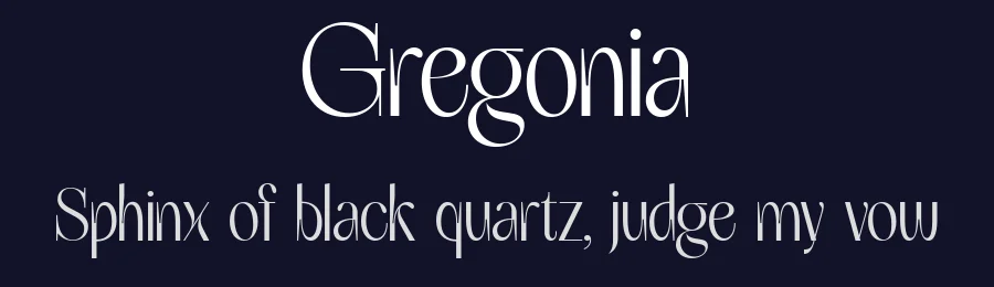 Gregonia by Sign Studio — Decorative Font — thumbnail 2