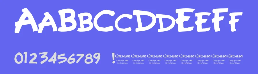 Gremlins by The Flea Pit — Decorative Font — thumbnail 3