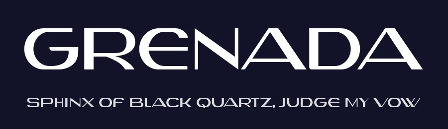 Grenada by Vladimir Nikolic — Sans Serif Font — thumbnail 2