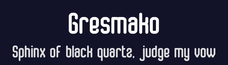 Gresmako by Enxyclo Studio — Sans Serif Font — thumbnail 2