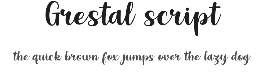 Grestal Script