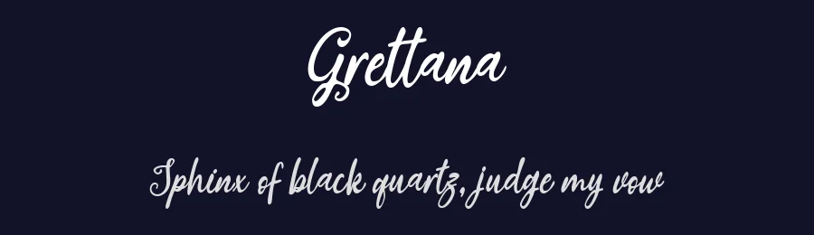Grettana by Solidtype — Script Handwritten Font — thumbnail 2