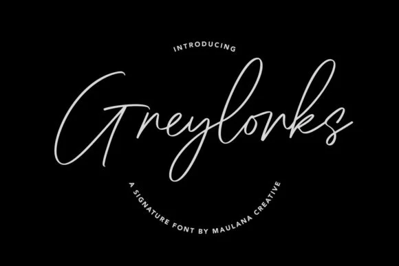 Greylorks Font by Maulana Creative — Script Handwritten Font