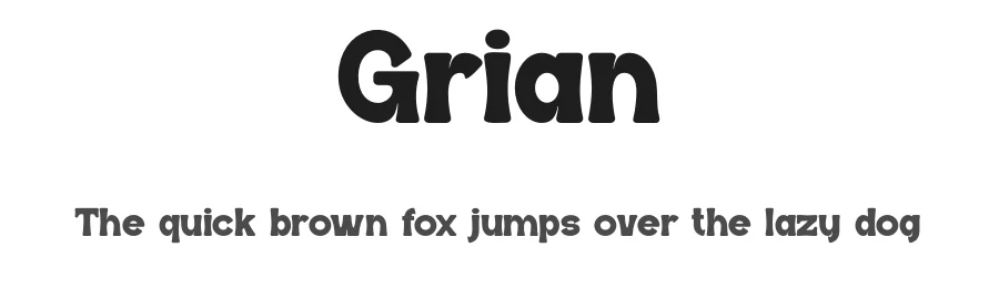 Grian by Gilang Ternadho — Decorative Font