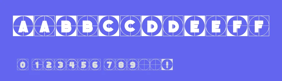 Griddy Blocks by Vladimir Nikolic — Decorative Font — thumbnail 3