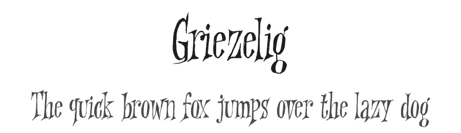 Griezelig by Hanoded — Decorative Font
