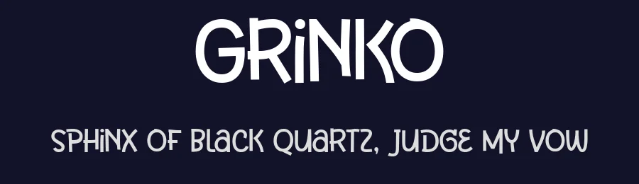 Grinko by Grontype — Decorative Font — thumbnail 2