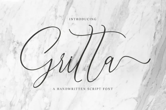 Gritta Font by tinyhandletter — Script Handwritten Font