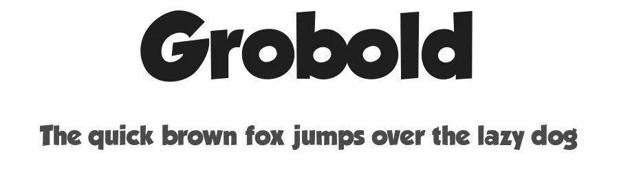 Grobold by Guy Buhry — Decorative Font