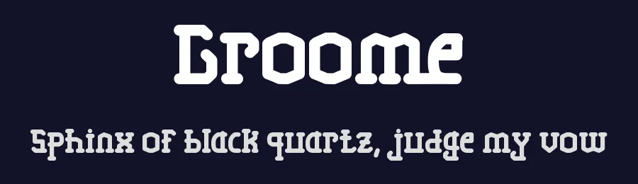 Groome by Dhabee Studio — Decorative Font — thumbnail 2
