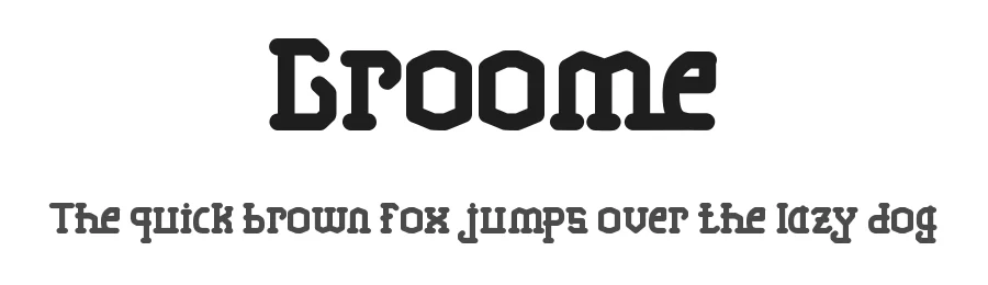 Groome by Dhabee Studio — Decorative Font