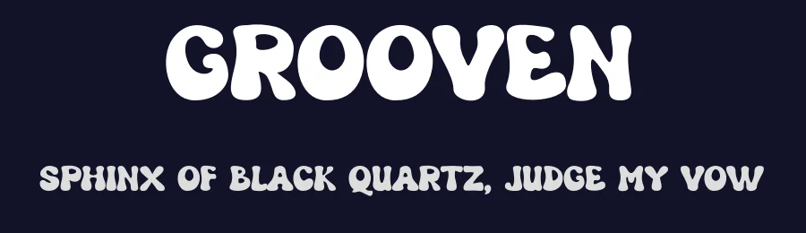 Grooven by Salamahtype.com — Decorative Font — thumbnail 2