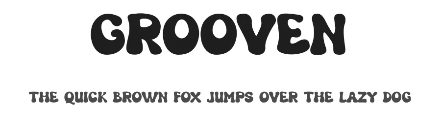 Grooven by Salamahtype.com — Decorative Font