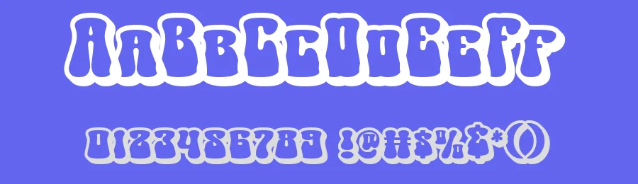 Groovy Beach by Blankids — Decorative Font — thumbnail 3