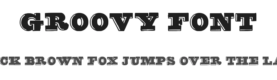 Groovy Font by zanatlija β Decorative Font
