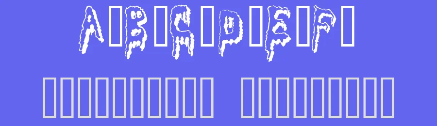 Grossout by The Empire of the Claw — Decorative Font — thumbnail 3