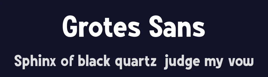 Grotes Sans by Konstantine Studio — Sans Serif Font — thumbnail 2