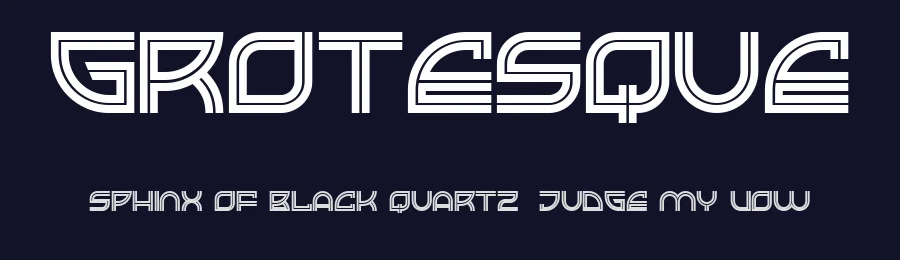 Grotesque by Vladimir Nikolic — Decorative Font — thumbnail 2