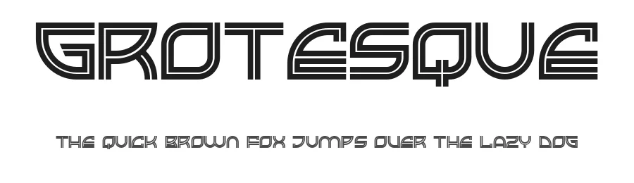 Grotesque by Vladimir Nikolic — Decorative Font