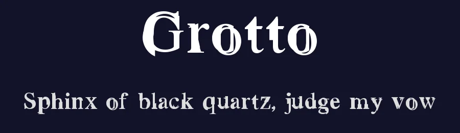 Grotto by Slut Digital Type — Decorative Font — thumbnail 2