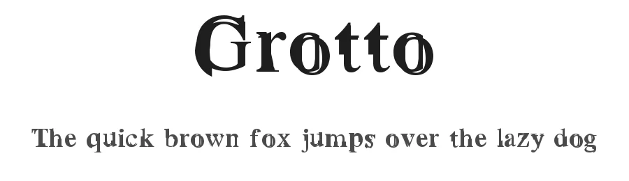 Grotto by Slut Digital Type — Decorative Font