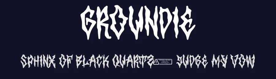 Groundie by Kong Font — Decorative Font — thumbnail 2