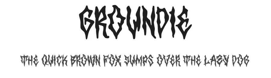 Groundie by Kong Font — Decorative Font