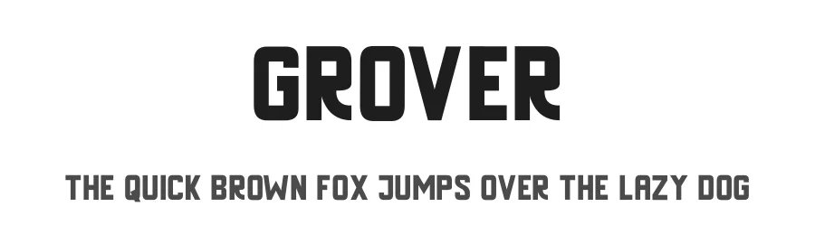 Grover by Yumna Family β Sans Serif Font