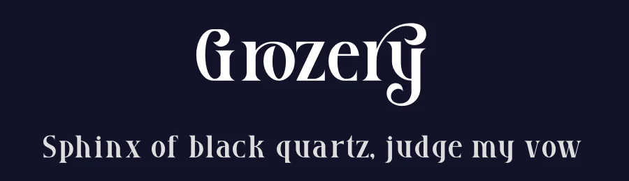 Grozery by Storytype Studio — Serif Font — thumbnail 2