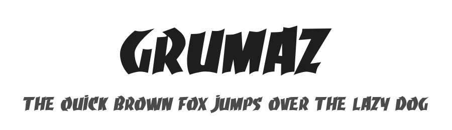 Grumaz by LovePowerDesigns — Decorative Font