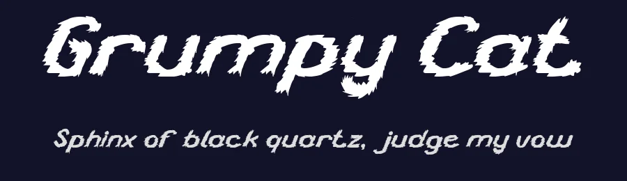Grumpy Cat by weknow — Decorative Font — thumbnail 2