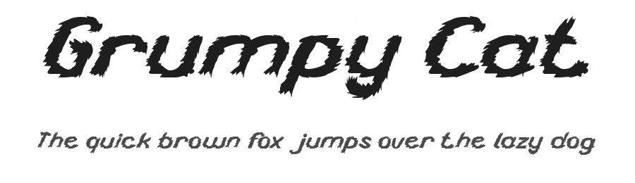 Grumpy Cat by weknow — Decorative Font