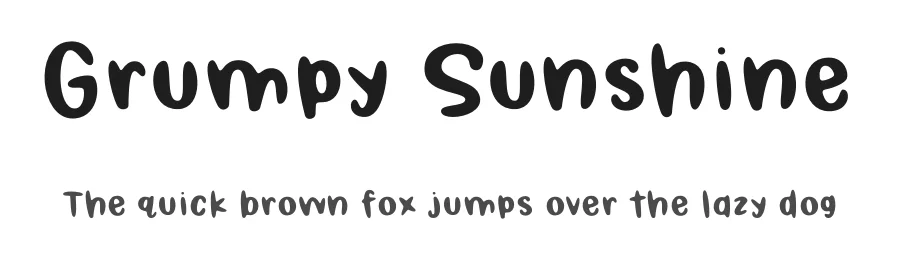 Grumpy Sunshine