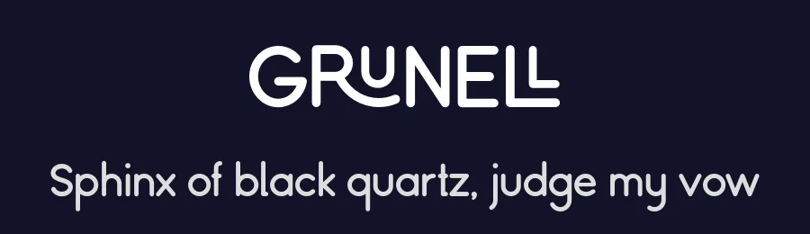 Grunell by Typebae Foundry — Sans Serif Font — thumbnail 2