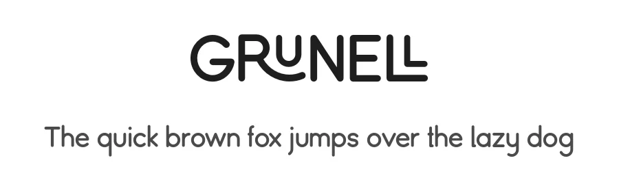 Grunell by Typebae Foundry — Sans Serif Font
