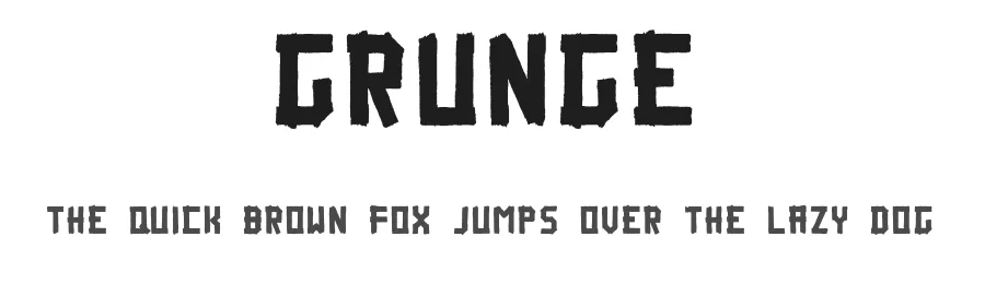 Grunge by Marco Inve — Decorative Font