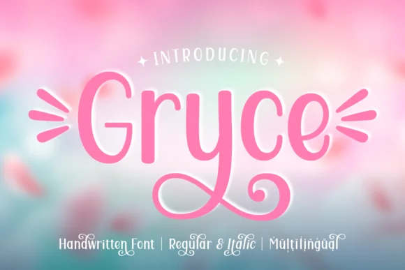 Gryce Font by Jasm (7NTypes) — Script Handwritten Font