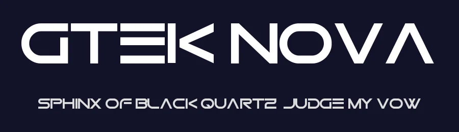 Gtek Nova by Qbotype Fonts — Display Font — thumbnail 2