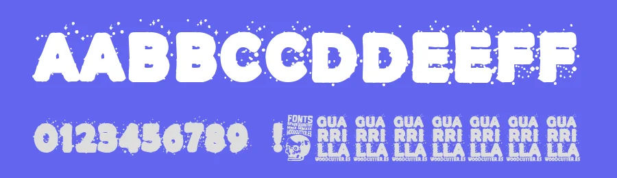 Guarrilla by Woodcutter — Decorative Font — thumbnail 3