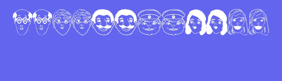 Guess Who by xstreamed.tv — Dingbats Font — thumbnail 3